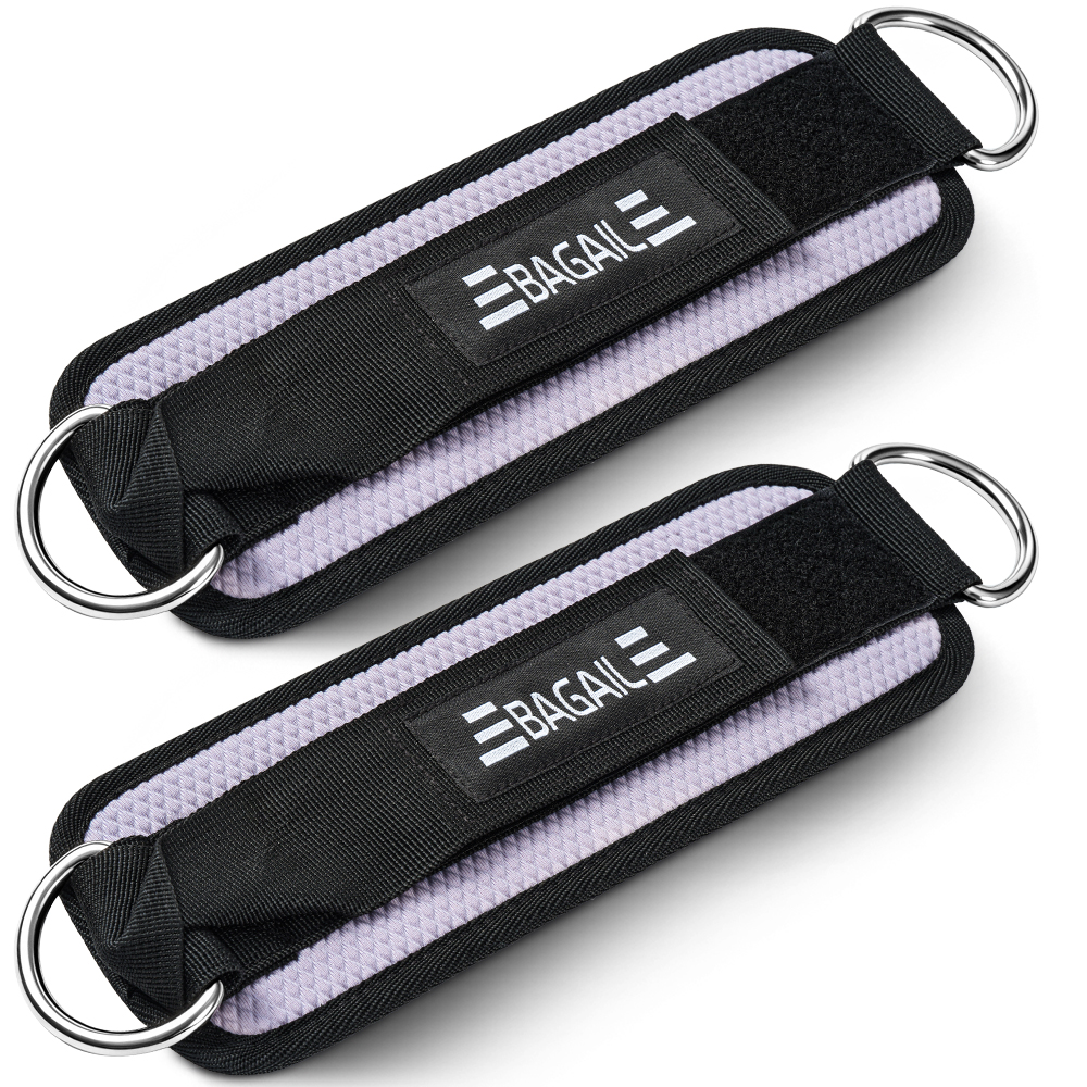 BAGAIL Ankle Straps for Cable Machines (2 Pack), Women Kick Back Cuffs