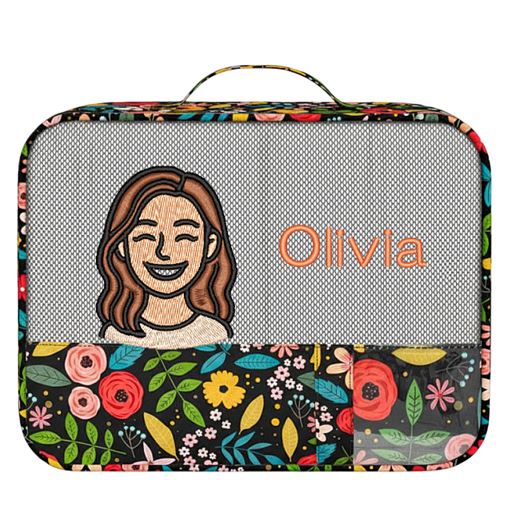 Bagail Personalized 9 Set Label Packing Cubes - Custom Text & Image Luggage Organizers