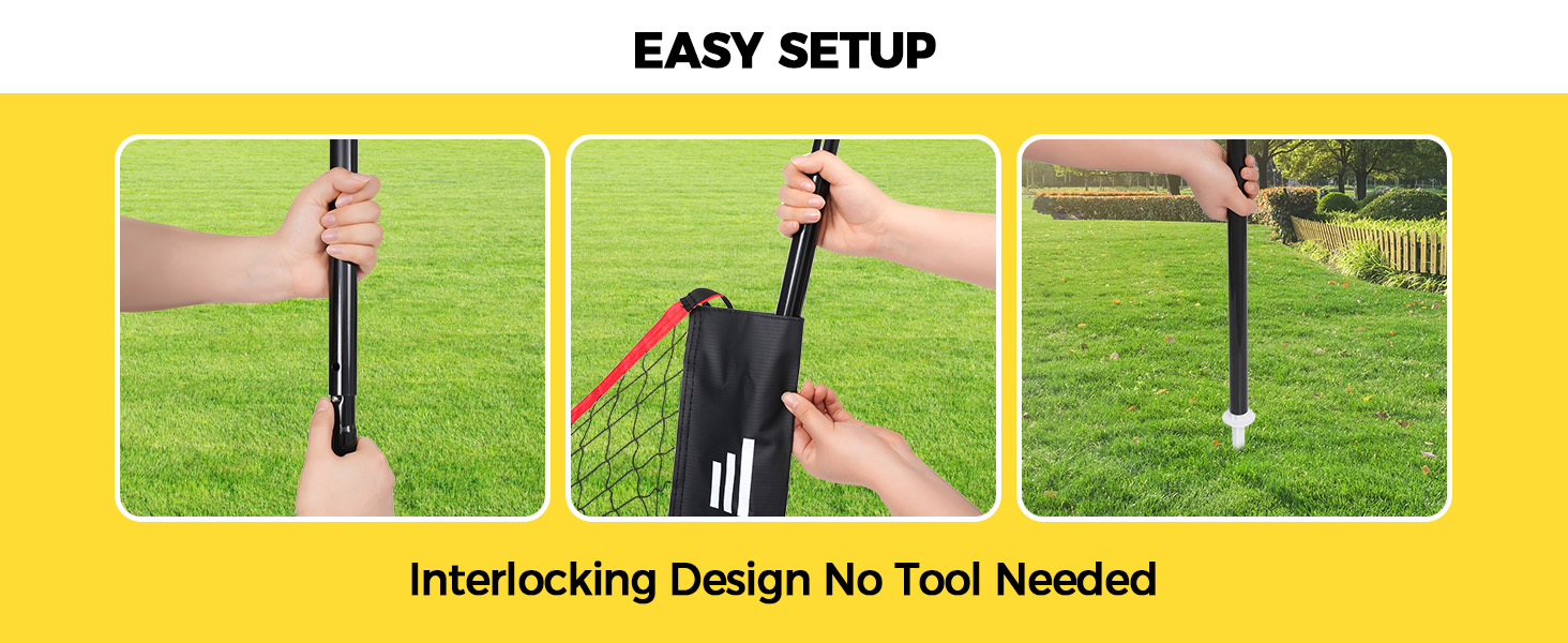 outdoor badminton net set backyard badminton net official size badminton net family sports equipment