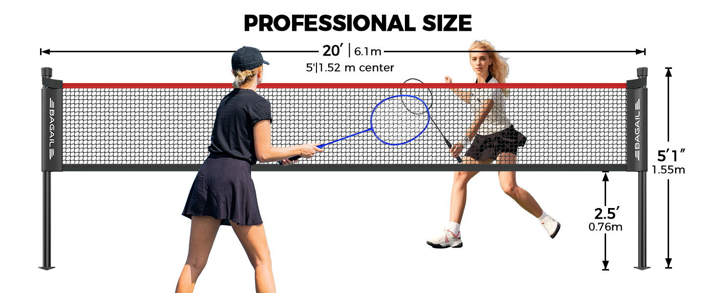 outdoor badminton net set backyard badminton net official size badminton net family sports equipment