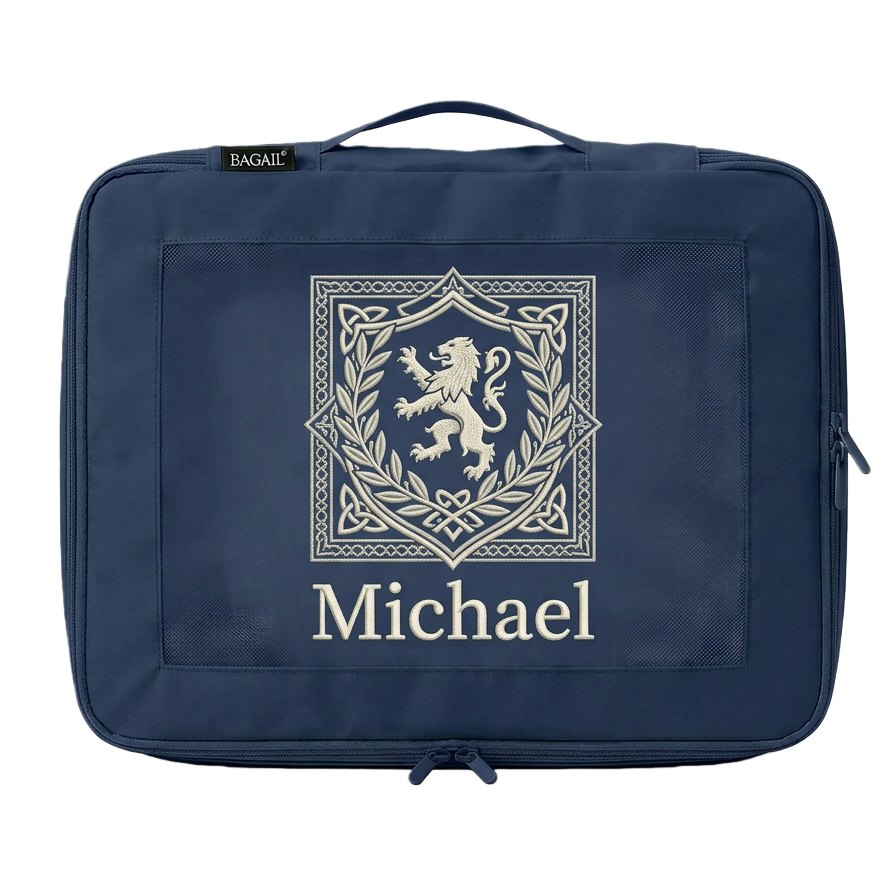 Bagail Personalized Packing Cubes - Custom Text & Image Luggage Organizers