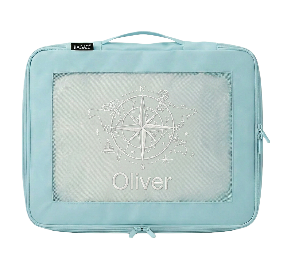 Bagail Personalized Packing Cubes - Custom Text & Image Luggage Organizers