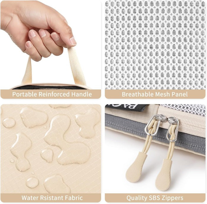 4 Set 70D Ultralight Compression  Mesh Packing Cubes Bagail