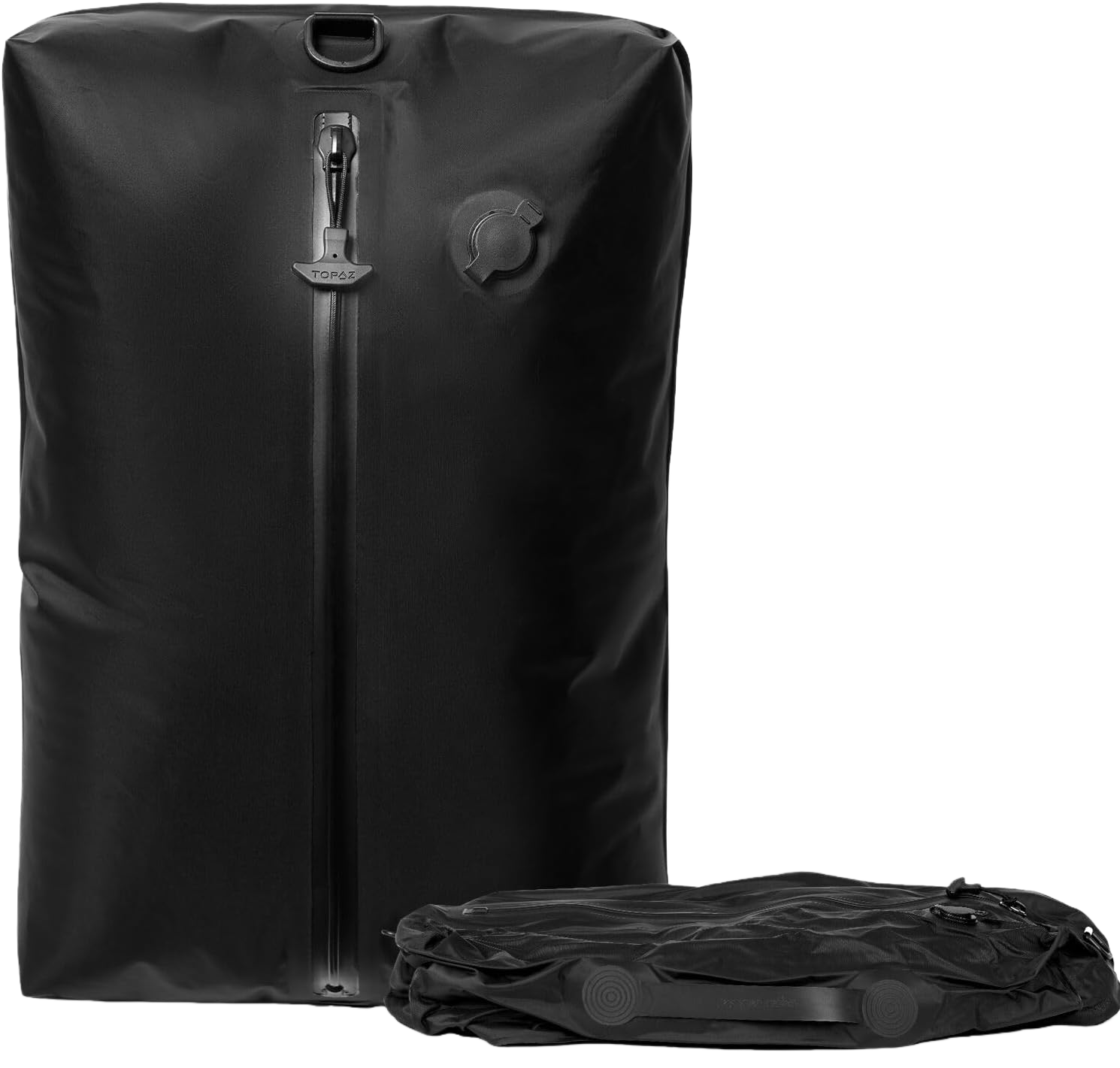 BAGAIL TPU Vacuum Bag for Travel, Reusable Compression Bag with IPX8 Waterproof Zipper, Save Space for Suitcase, Backpack and Carry on (Beige, ExtraLarge, No Pump)