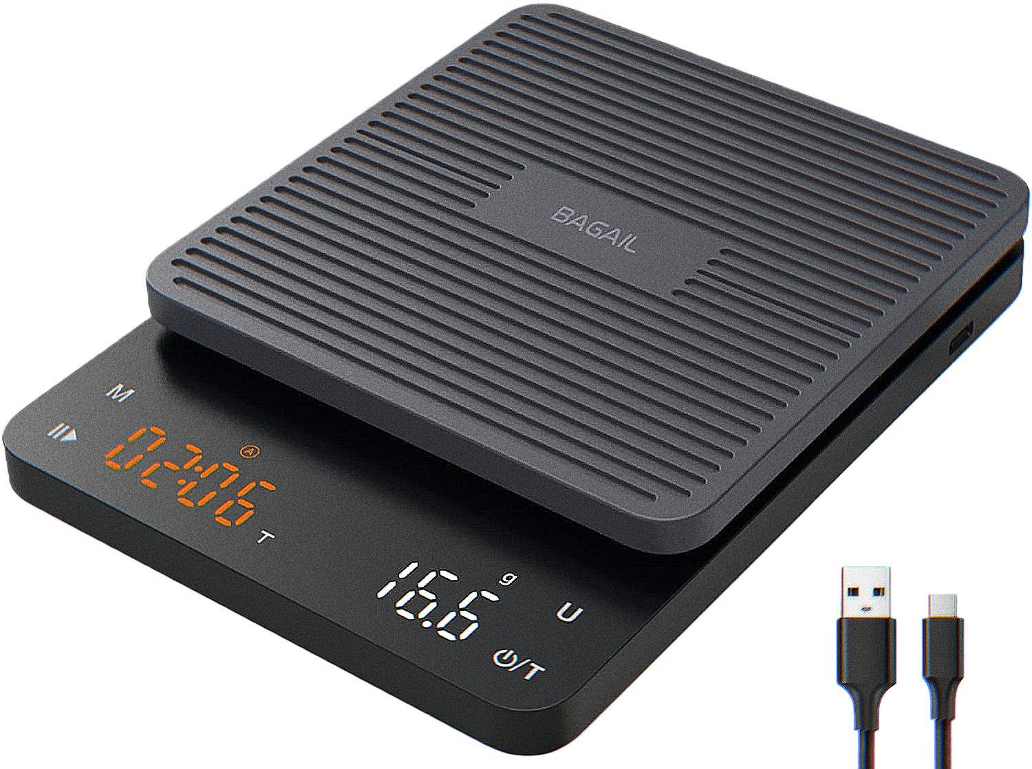 Coffee Scale with Timer, 0.1g High Precision Kitchen Scale