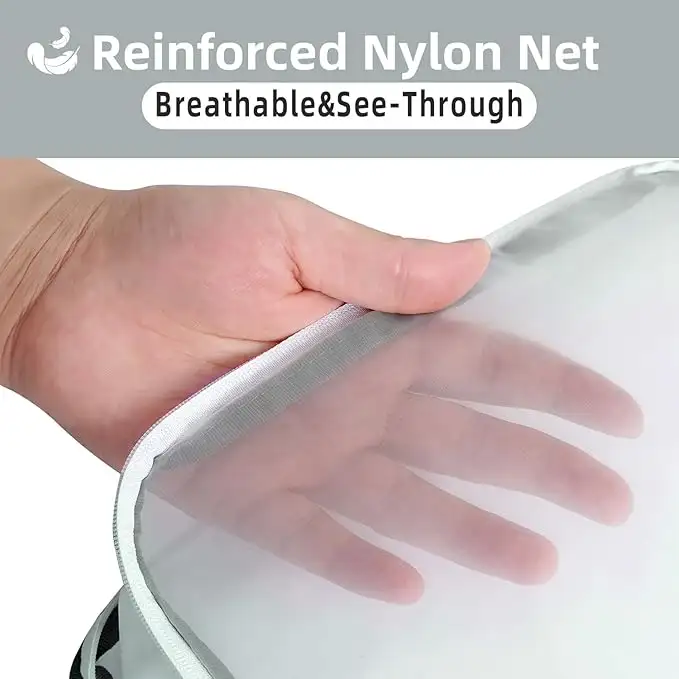 BAGAIL 6 Set Ultralight Compression Packing Cubes in Black, Expandable Travel Organizers for Efficient Packing