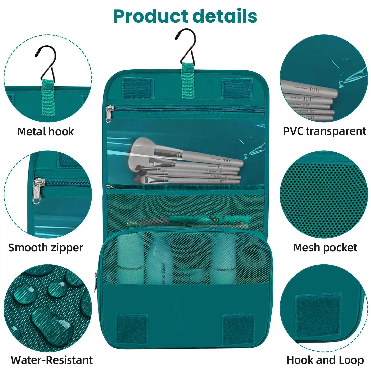 8 set mesh packing cubes in various sizes with makeup bag and shoe bag for organized travel and storage.