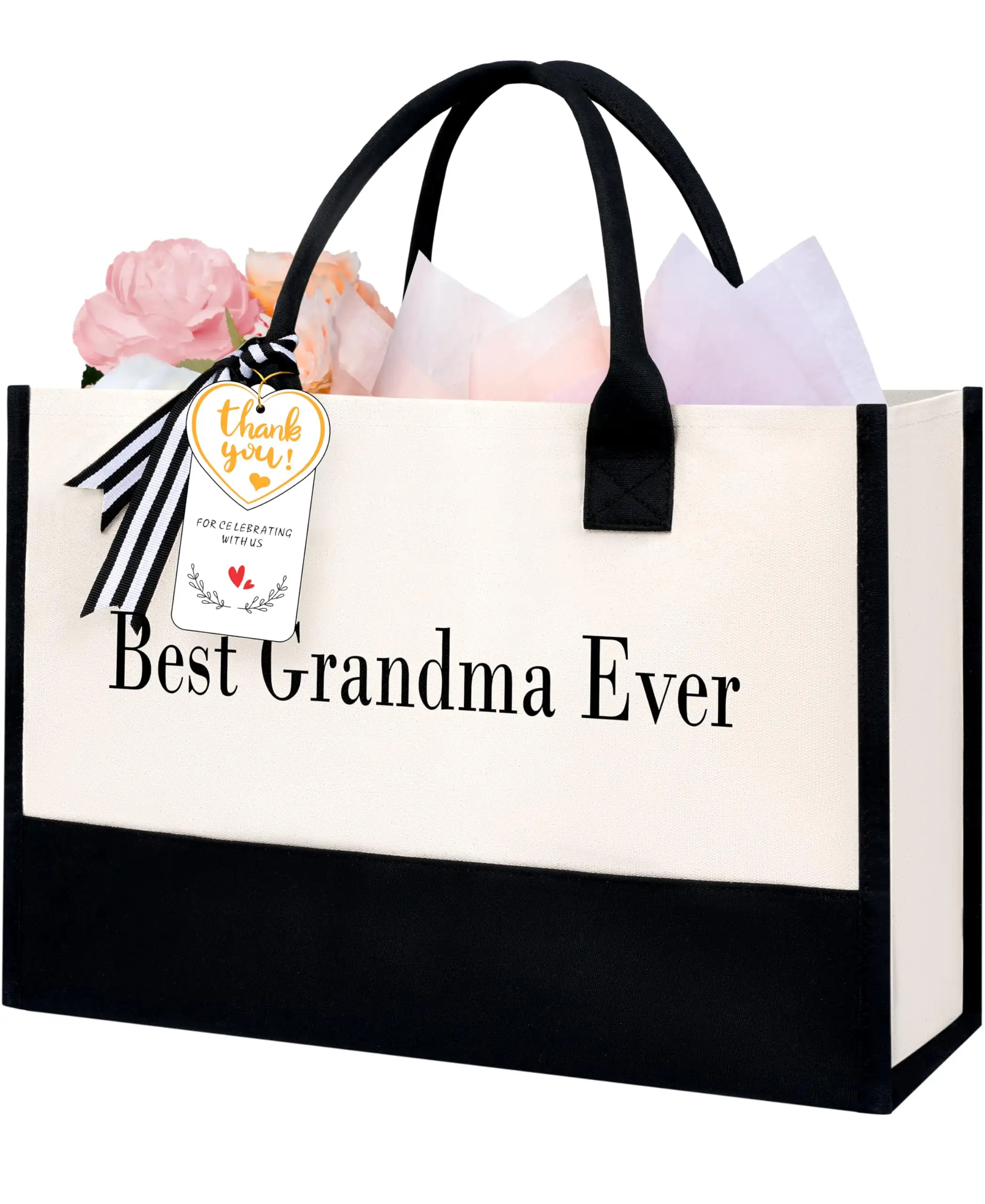 Personalized Ivory Initial Tote Bag for Women, Ideal Birthday Gift for Teachers, Moms, and Friends, Monogrammed Beach Bag.