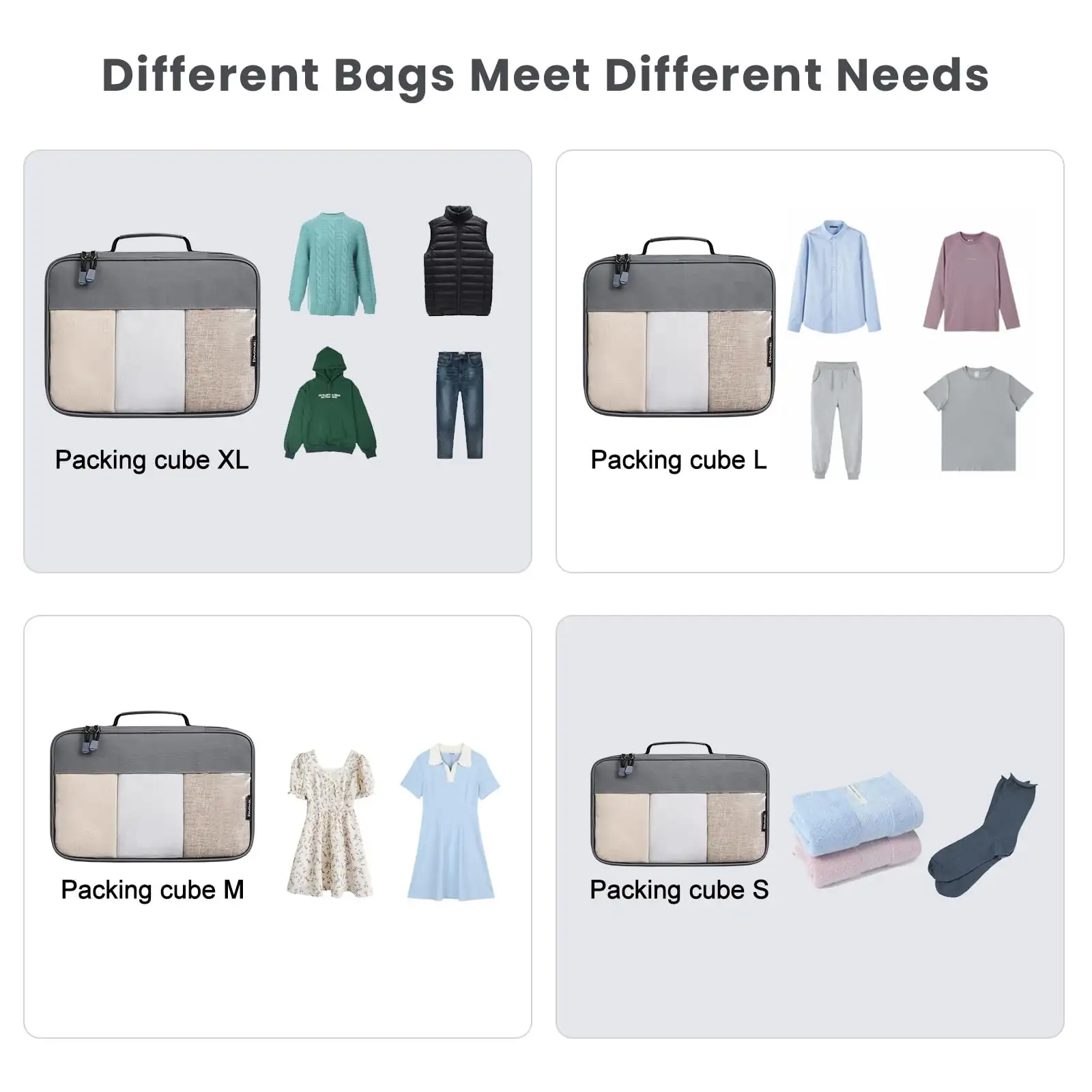 BAGAIL Packing Cubes - Thumbnail 4