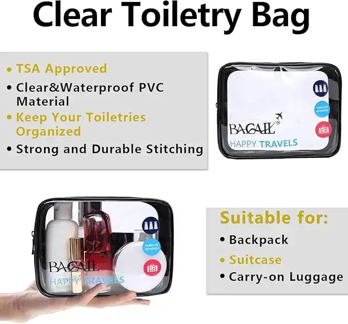 8 packing cubes set for luggage organization, includes clear bags and a shoe bag, perfect for travel efficiency.