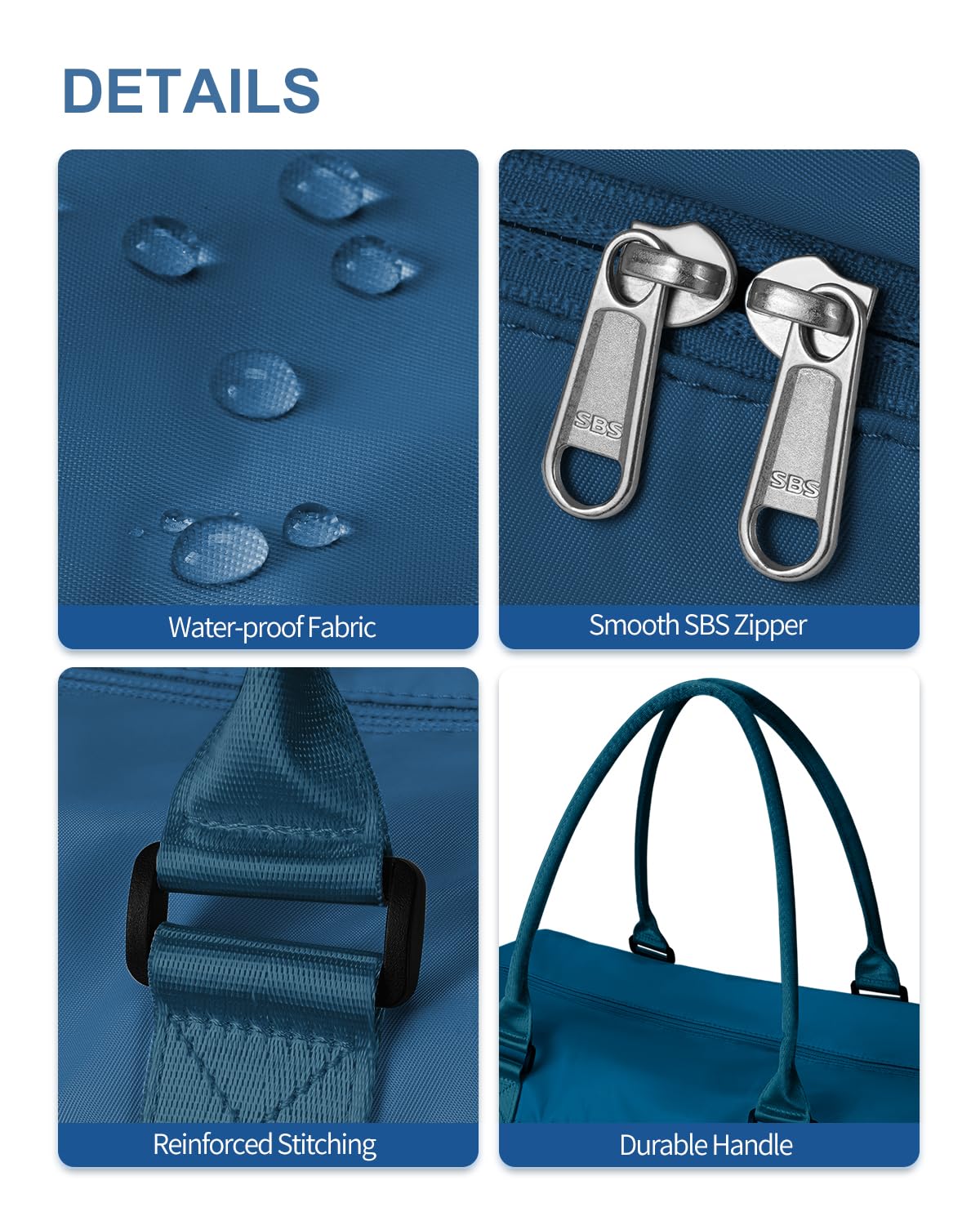 Travel Duffel Bag, Weekender Bags for Women, Overnight Gym Carry On Tote Bag with Wet Pocket,