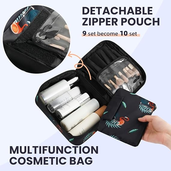 Half Mesh 8 Set Packing Cubes Luggage Packing Organizers for Travel Accessories