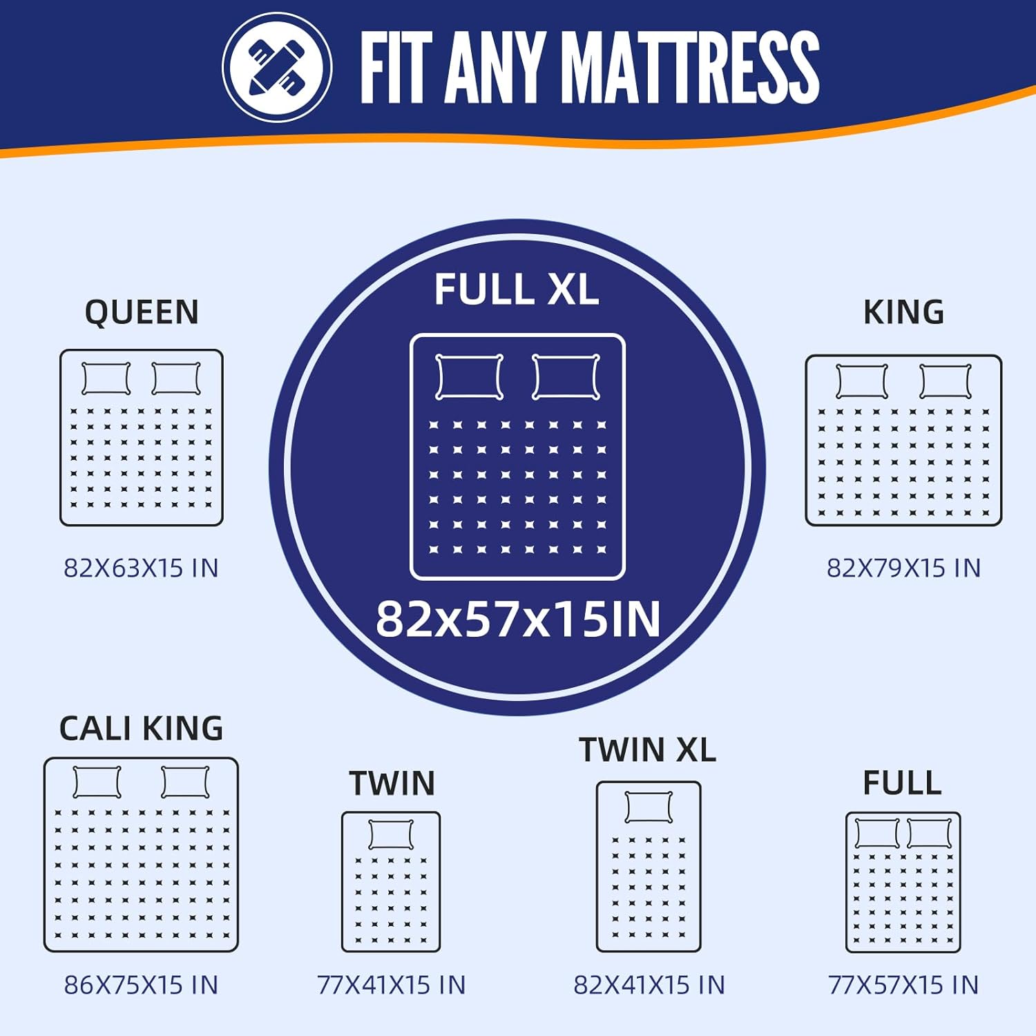 Mattress Bags for Moving, Mattress Covers with Heavy Duty Handles, Reusable 