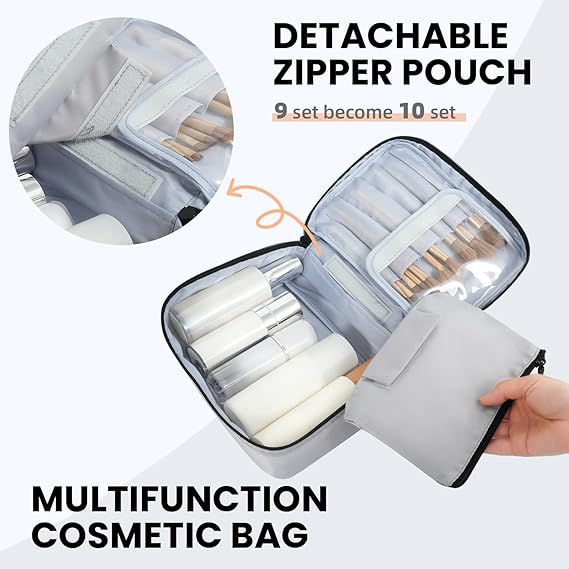 Half Mesh 8 Set Packing Cubes Luggage Packing Organizers for Travel Accessories