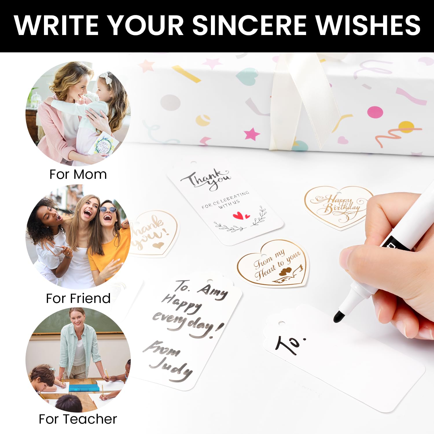 BAGAIL Initial Tote Bag, Personalized Birthday Gifts for Women, Teacher, Friends, Mom, Wedding, Monogrammed Beach Bag(1pcs-Ivory, S)