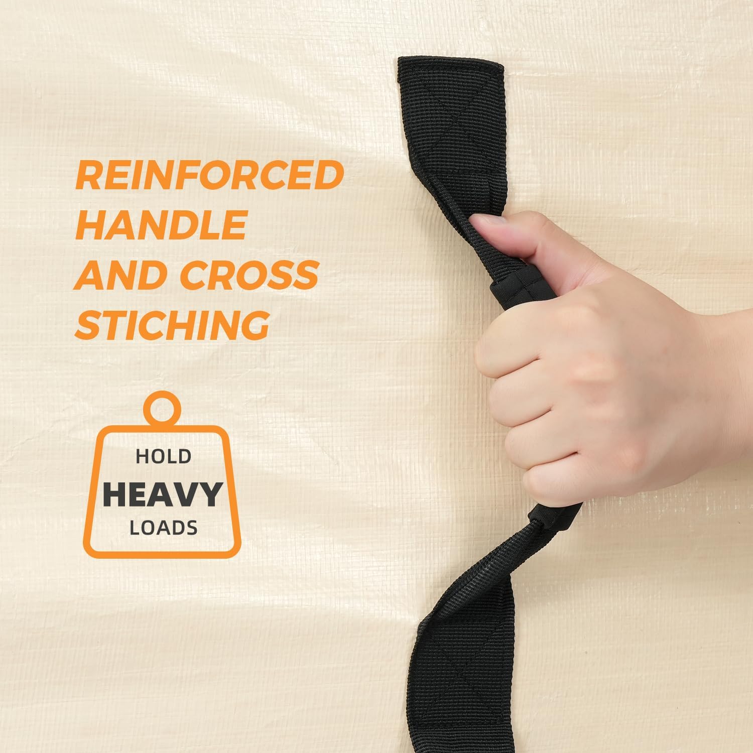 Mattress Bags for Moving, Mattress Covers with Heavy Duty Handles, Reusable -BAGAIL