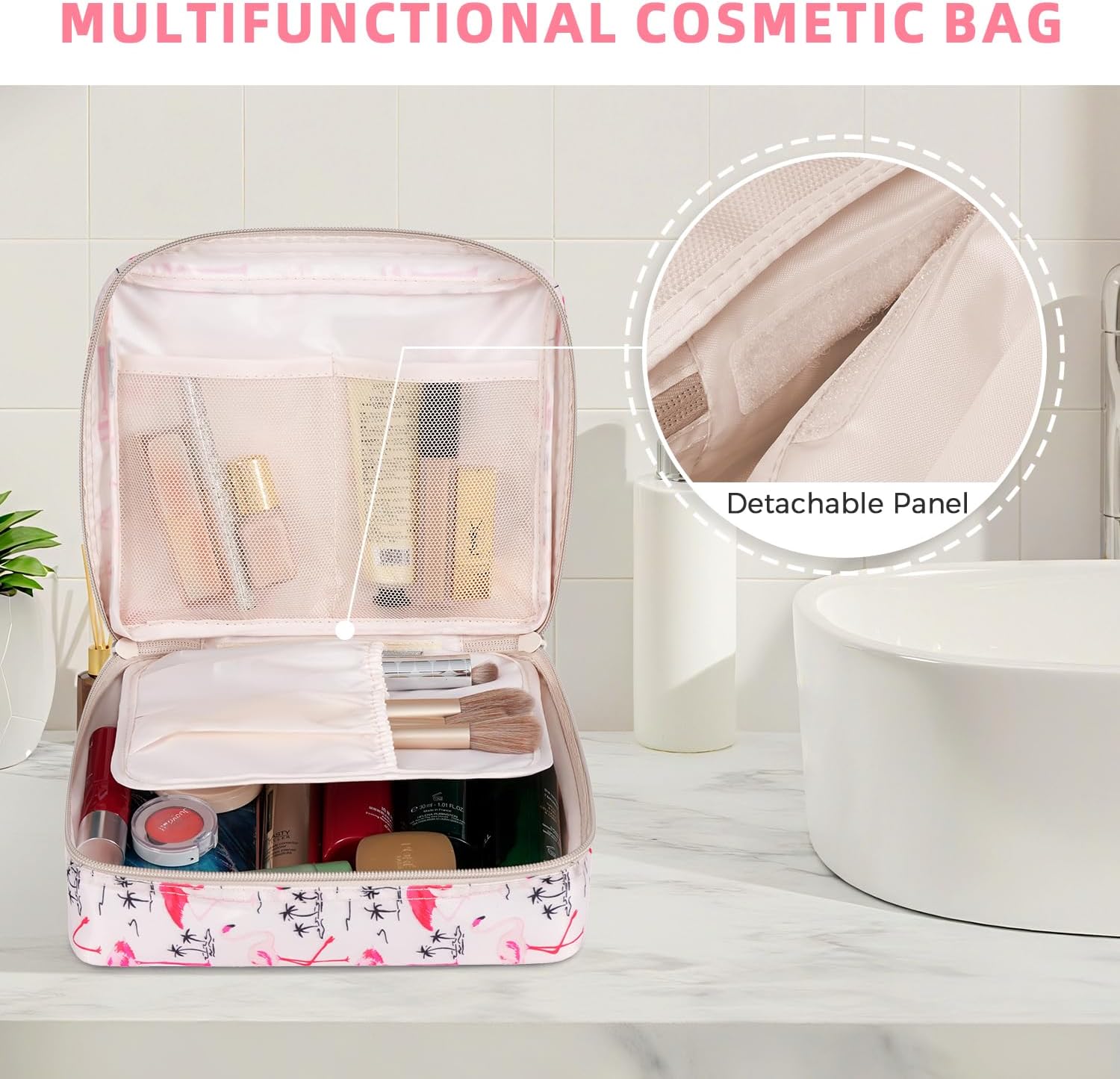  8 Set Mesh Packing Cubes with laundry bag and shoe bag