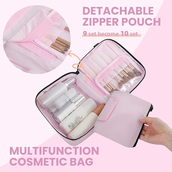 Half Mesh 8 Set Packing Cubes Luggage Packing Organizers for Travel Accessories