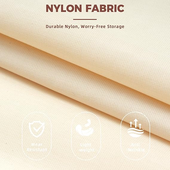 6 Set Label & Half Mesh Compression Packing Cubes with Packing List