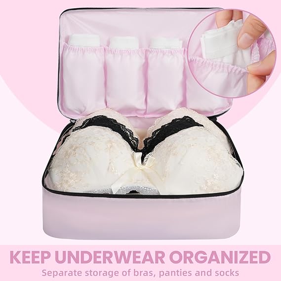 Half Mesh 8 Set Packing Cubes Luggage Packing Organizers for Travel Accessories