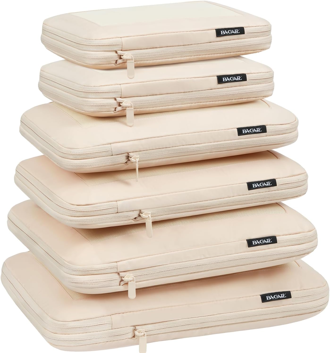 6 Set Square Mesh Compression Packing Cubes 