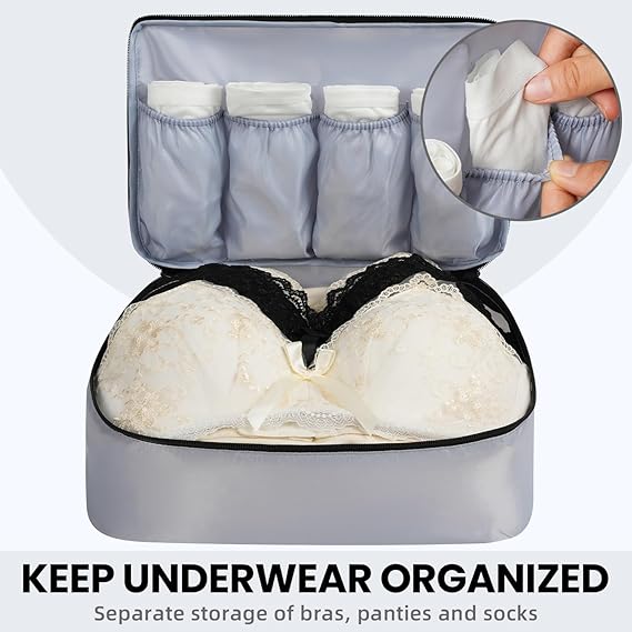 Half Mesh 8 Set Packing Cubes Luggage Packing Organizers for Travel Accessories