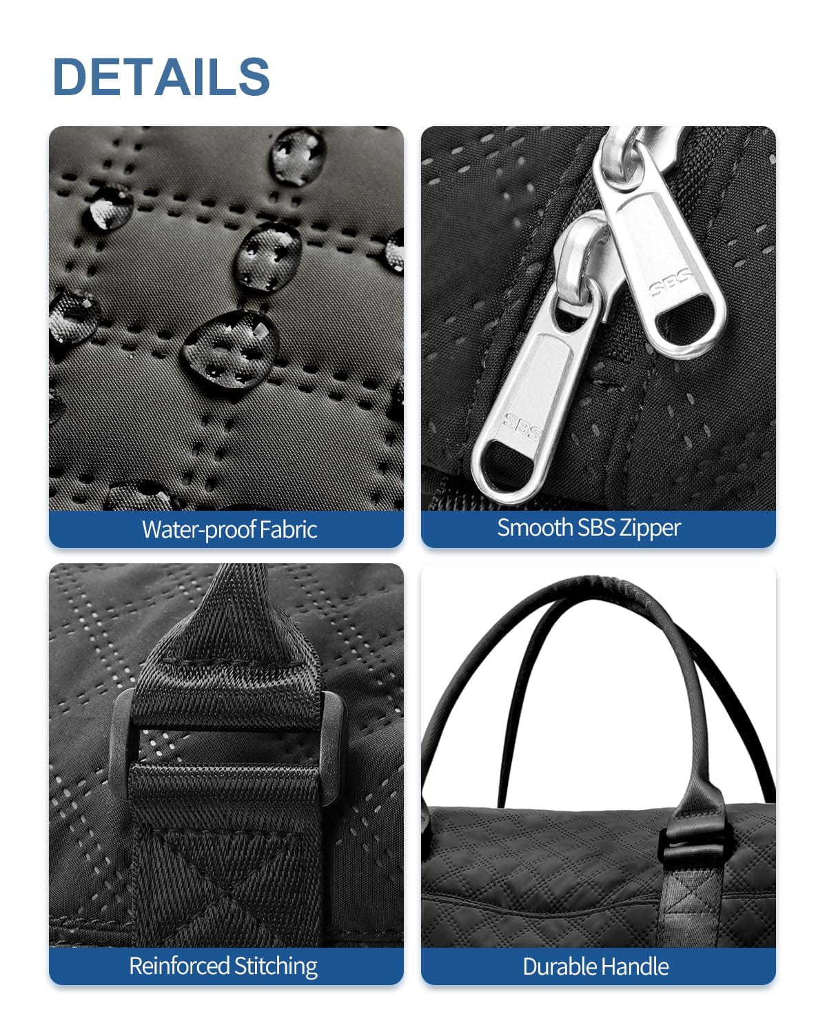 Travel Duffel Bag, Weekender Bags for Women, Overnight Gym Carry On Tote Bag with Wet Pocket,