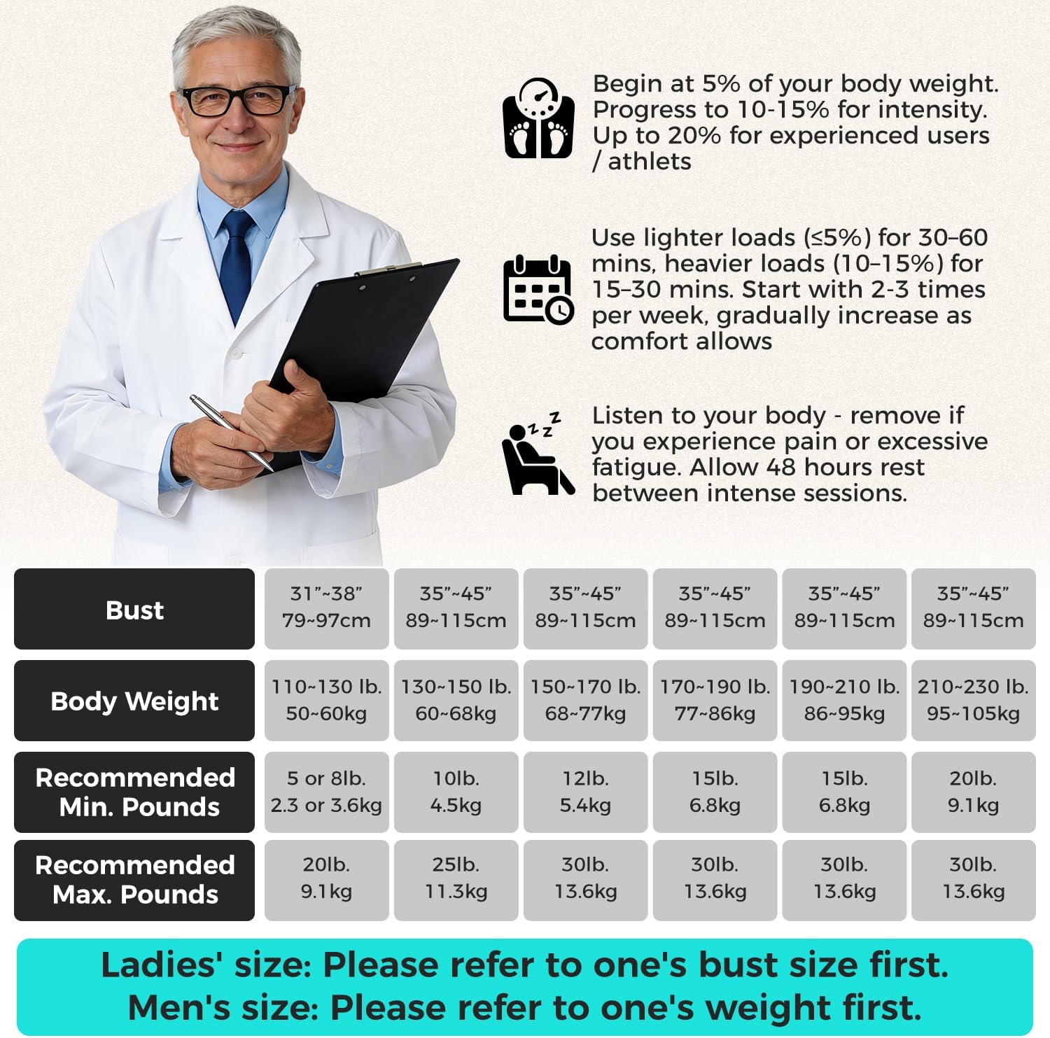 BAGAIL Comfort-Fit Weighted Vest for Woman, Even Weight Distribution, Faster Weight Loss, No-Chafe or Bounce for Walking & Running with Detachable Phone Pouch & Reflective Stripes (Available 5-30lbs)