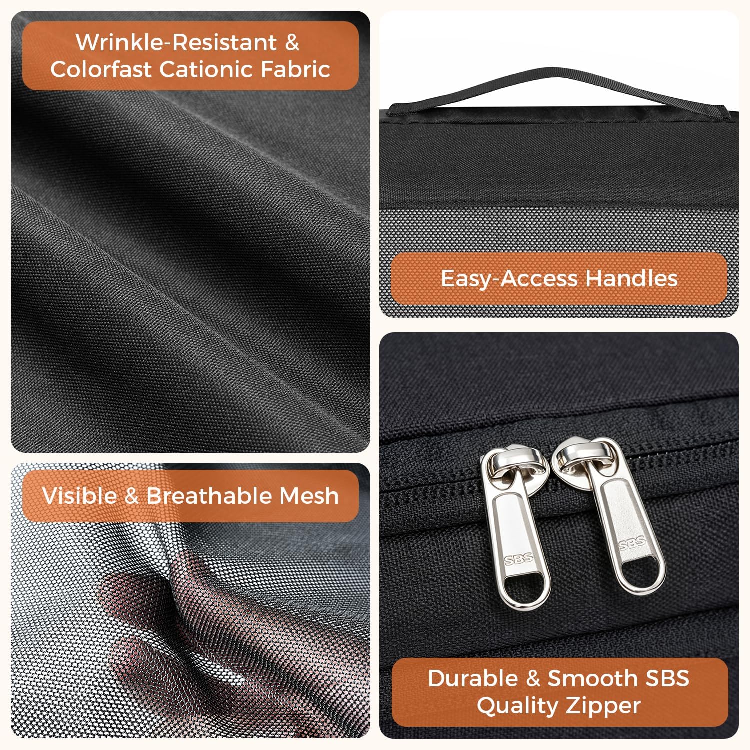 BAGAIL 8 Set Compression Packing Cubes-BAGAIL