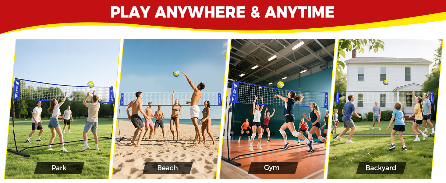 volleyball net volleyball net for backyard outdoor volley ball net portable volleyball net set