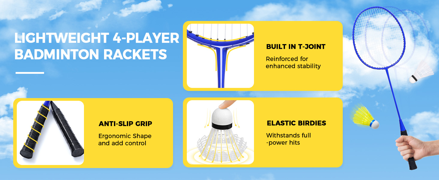 outdoor badminton net set backyard badminton net official size badminton net family sports equipment