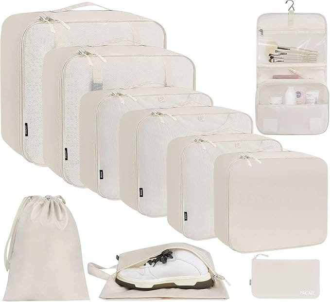 Packing Cubes Various Sizes Packing Organiser (10Set) Bagail STORAGE_BAG