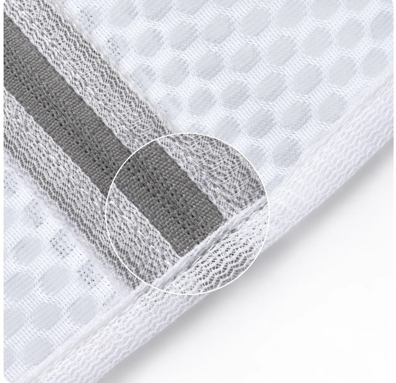 Reinforced inner stitching and binding on BAGAIL laundry bag