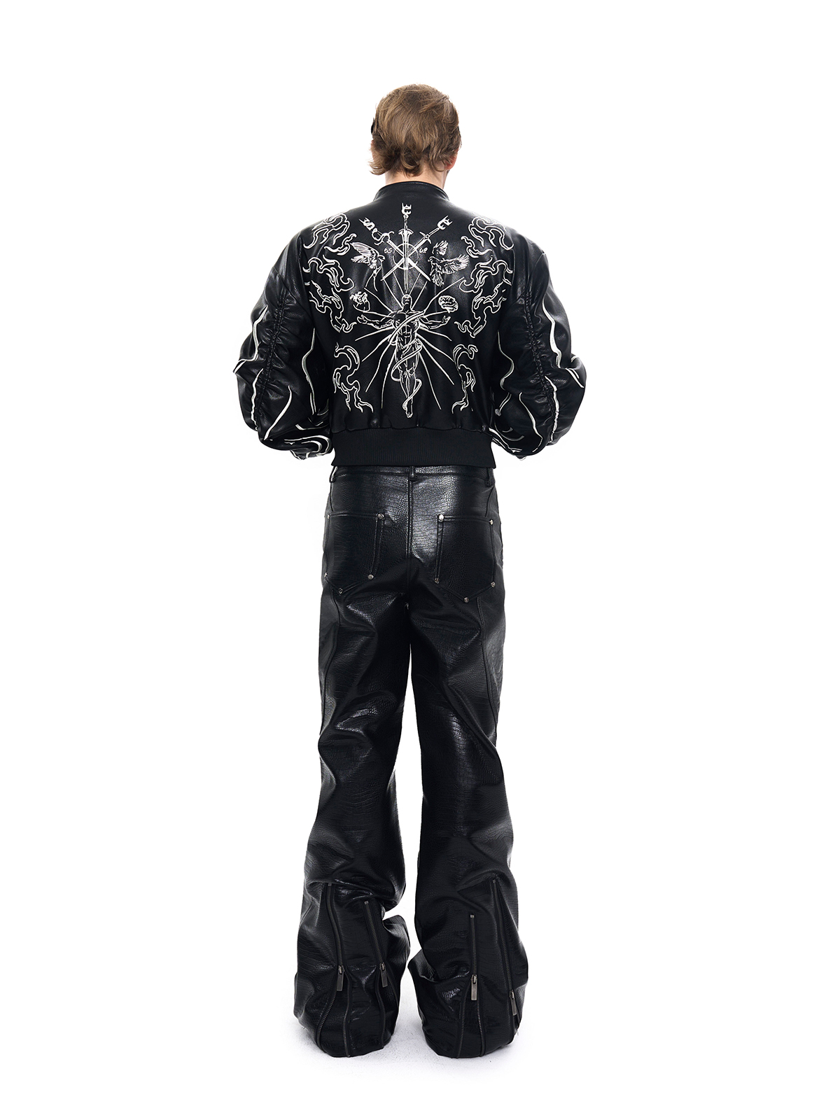 EMBROIDERED CELESTIAL BOMBER JACKET-START EXCEED END