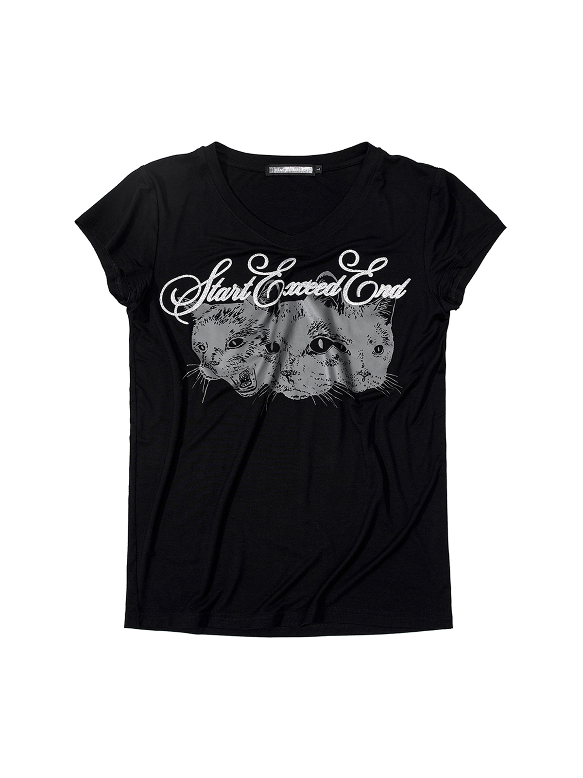 BLACK PANTHER SCRIPT V-NECK TEE