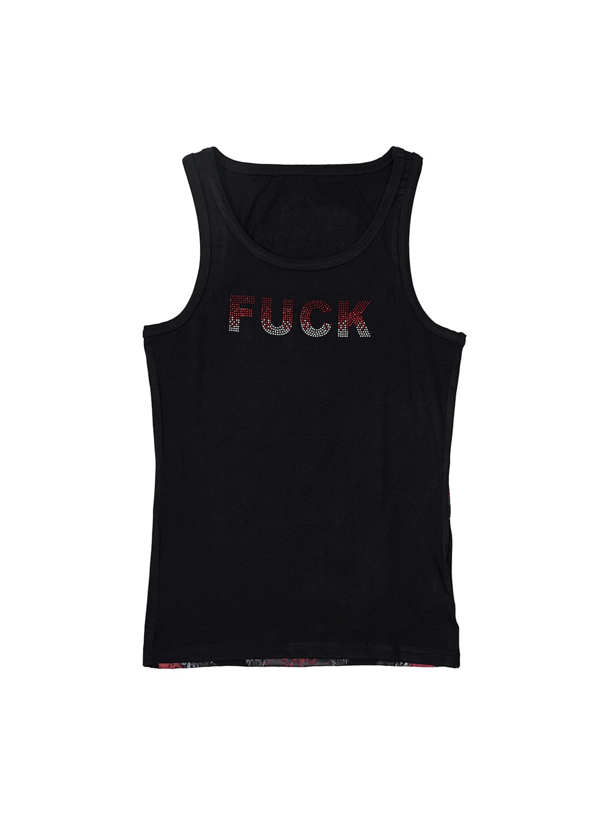BLACK F*CK UNION JACK TANK