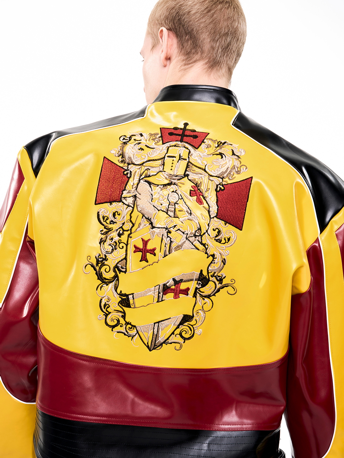 CRUSADER LEATHER RACING JACKET-START EXCEED END