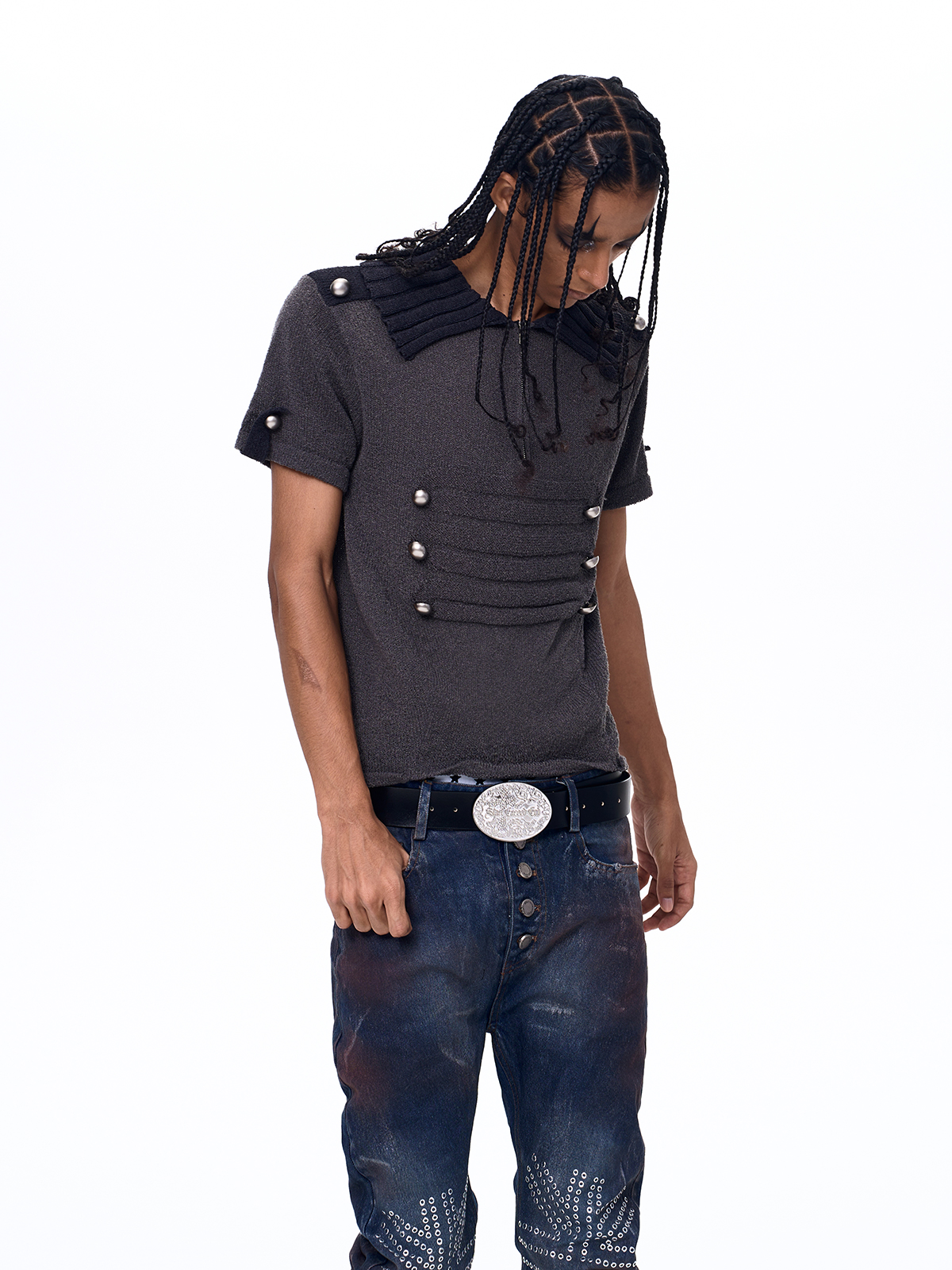 VINTAGE NAPOLEONIC MILITARY KNIT POLO