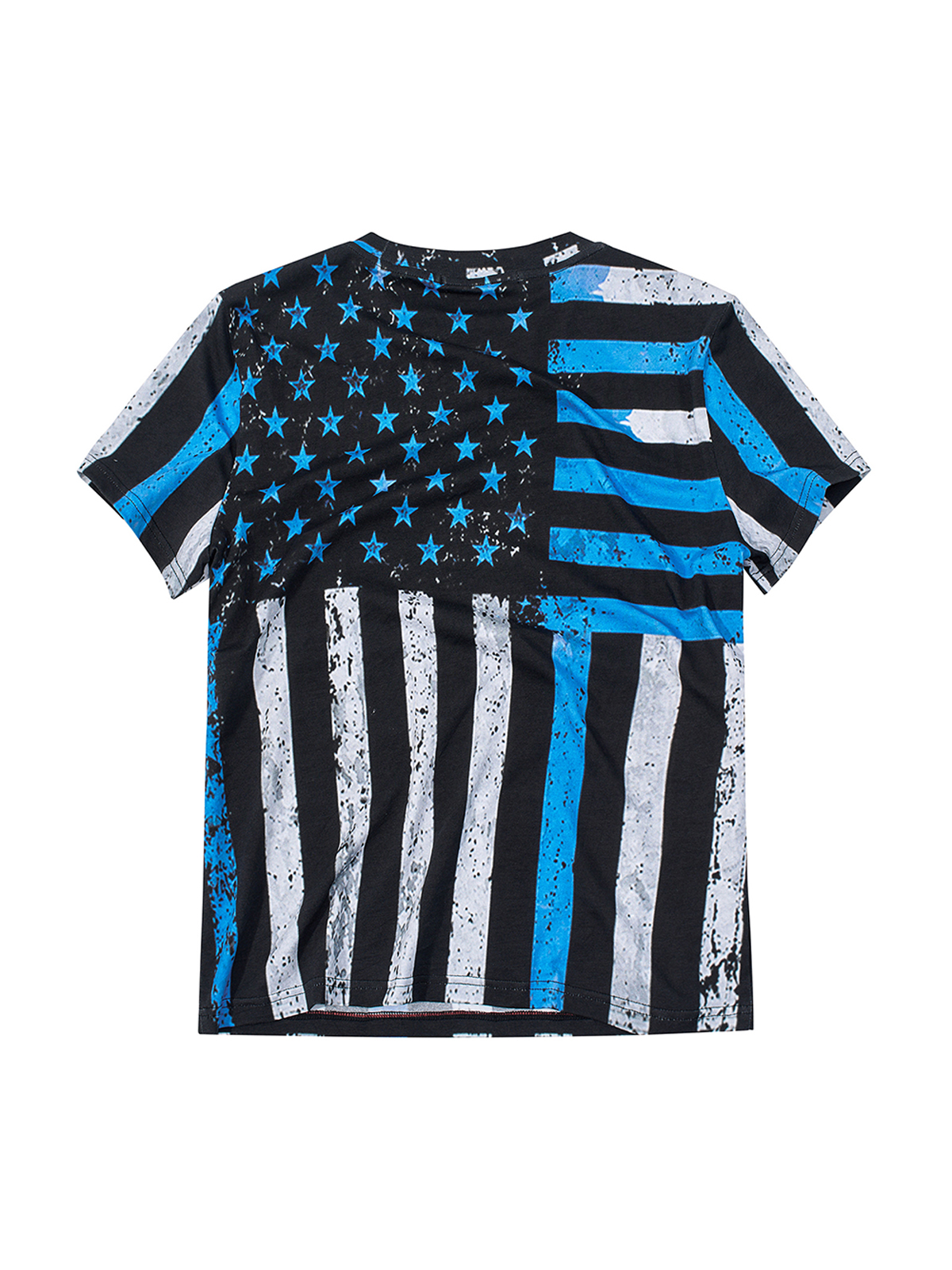 AMERICAN FLAG TYPOGRAPHY TEE
