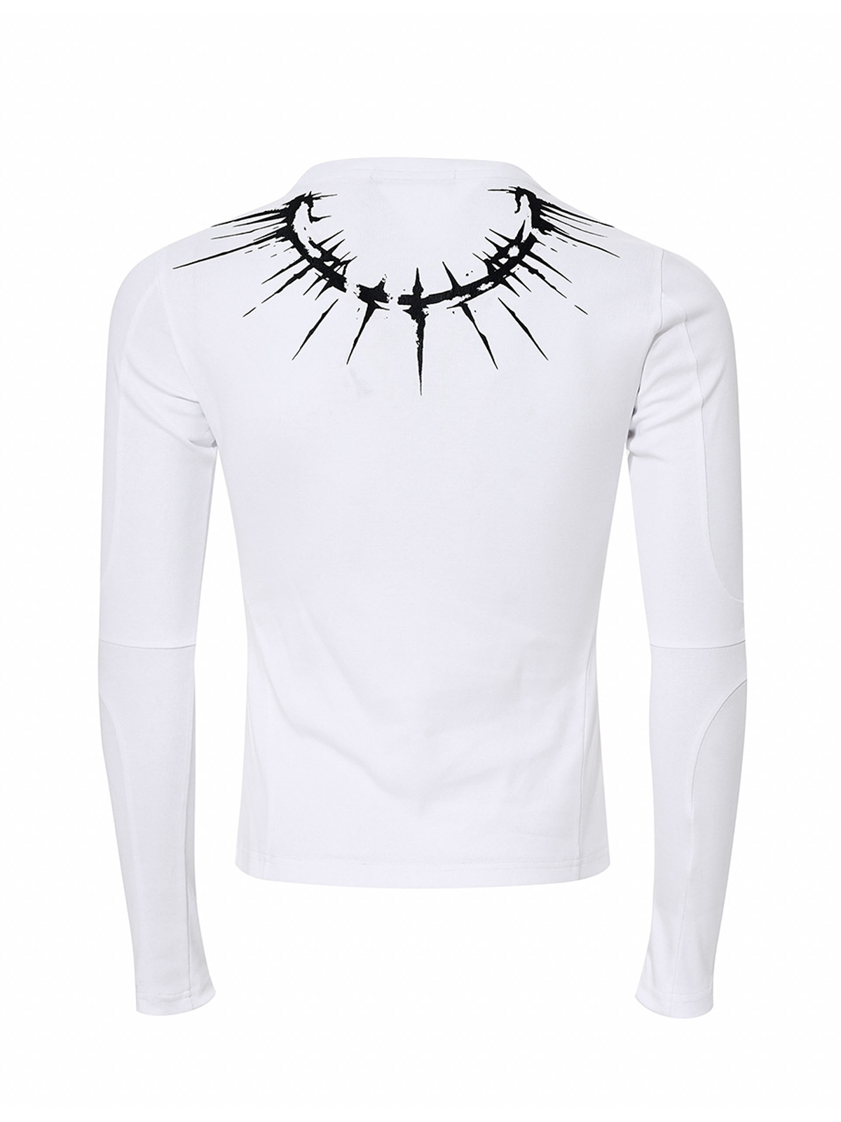 HALO GRAPHIC THUMBHOLE LONGSLEEVE-WHITE