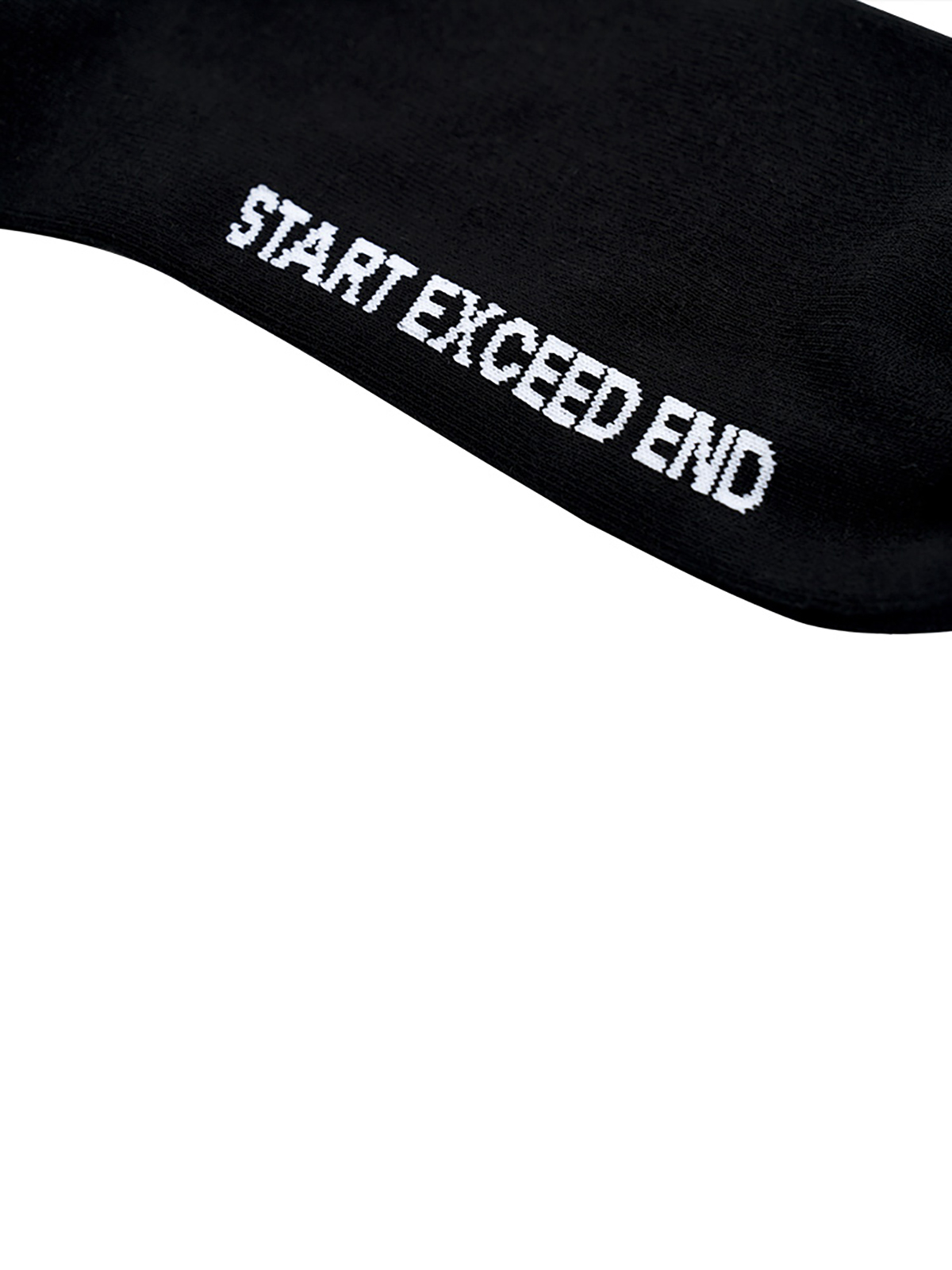 EMBROIDERED LOGO RIBBED CREW SOCKS