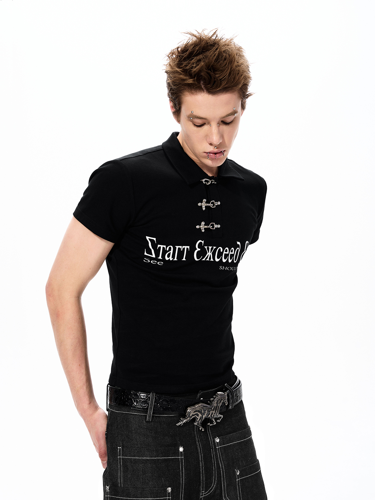 TACTICAL AIRPLANE BUCKLE GRAPHIC POLO