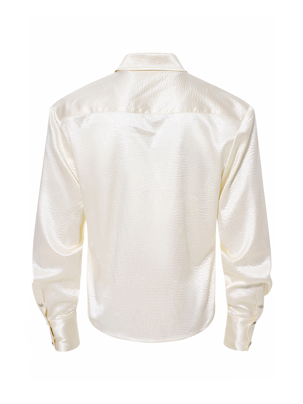 TEXTURED WESTERN HARDWARE SHIRT-PEARL WHITE