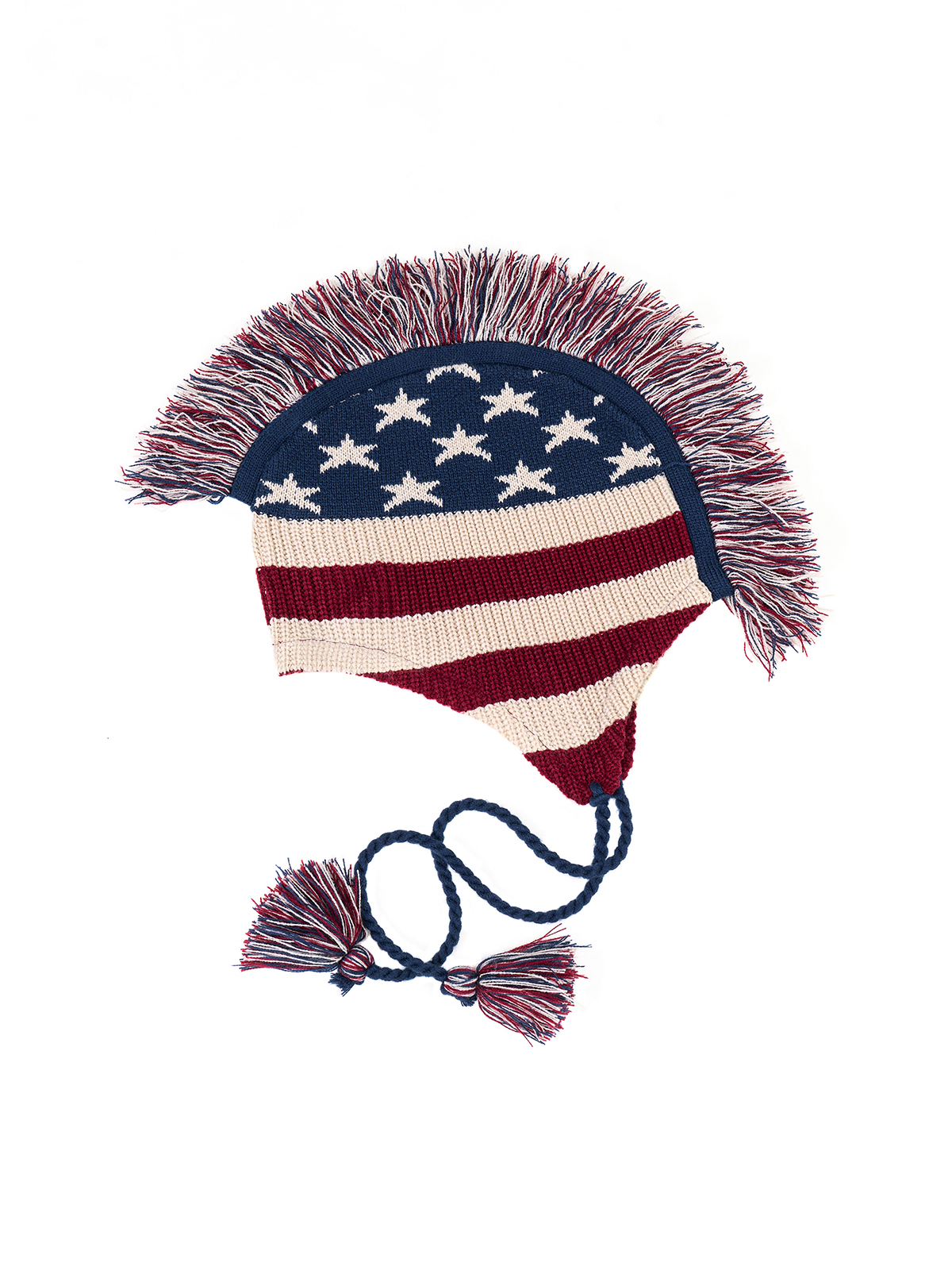 AMERICAN FLAG MOHAWK KNIT HAT