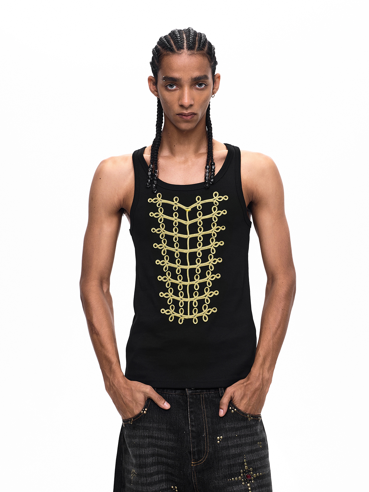 NAPOLEONIC BRAIDED TANK TOP