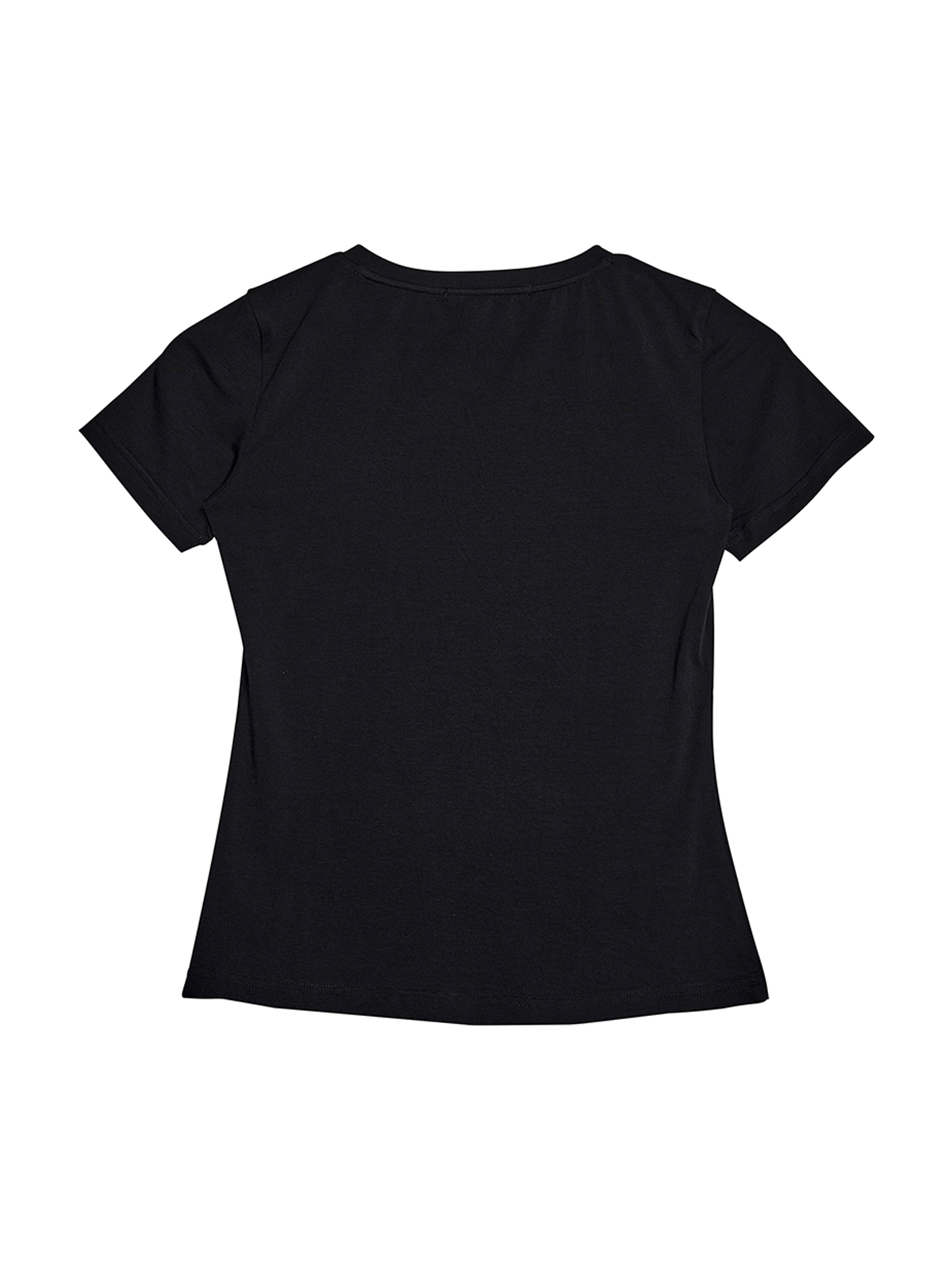 RHINESTONE MUSICAL NOTE FITTED TEE