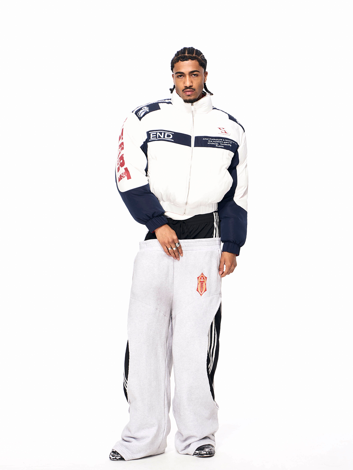 REVERSIBLE ALTAI RACING PUFFER (BLAZE ORANGE)