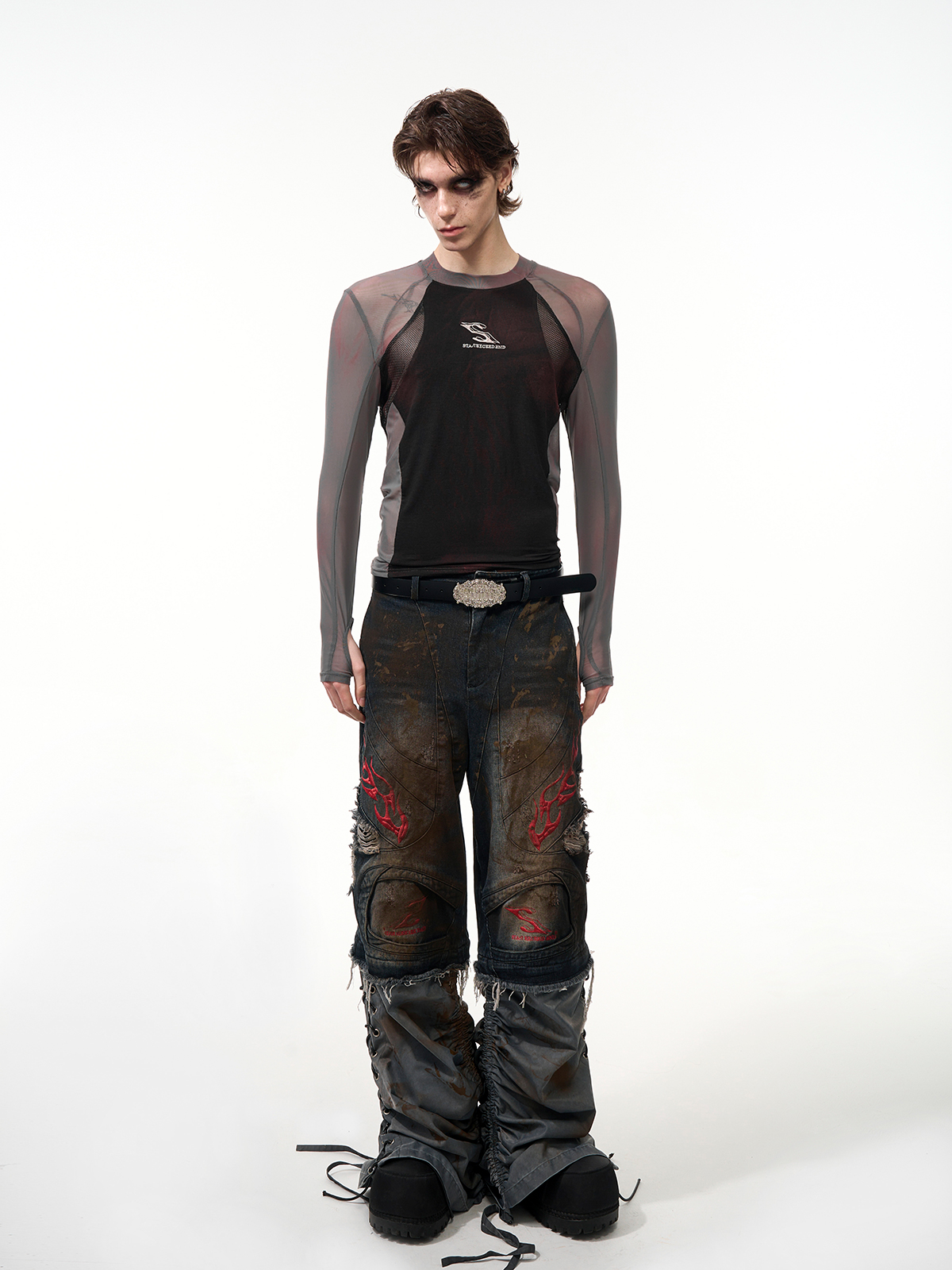 SHADOW MESH HYBRID LONG SLEEVE-START EXCEED END