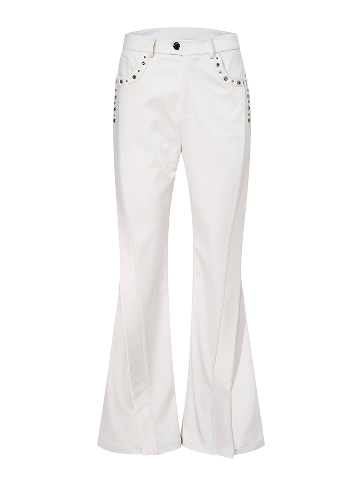 DECONSTRUCTED CINCHED WAIST SUIT SET-WHITE