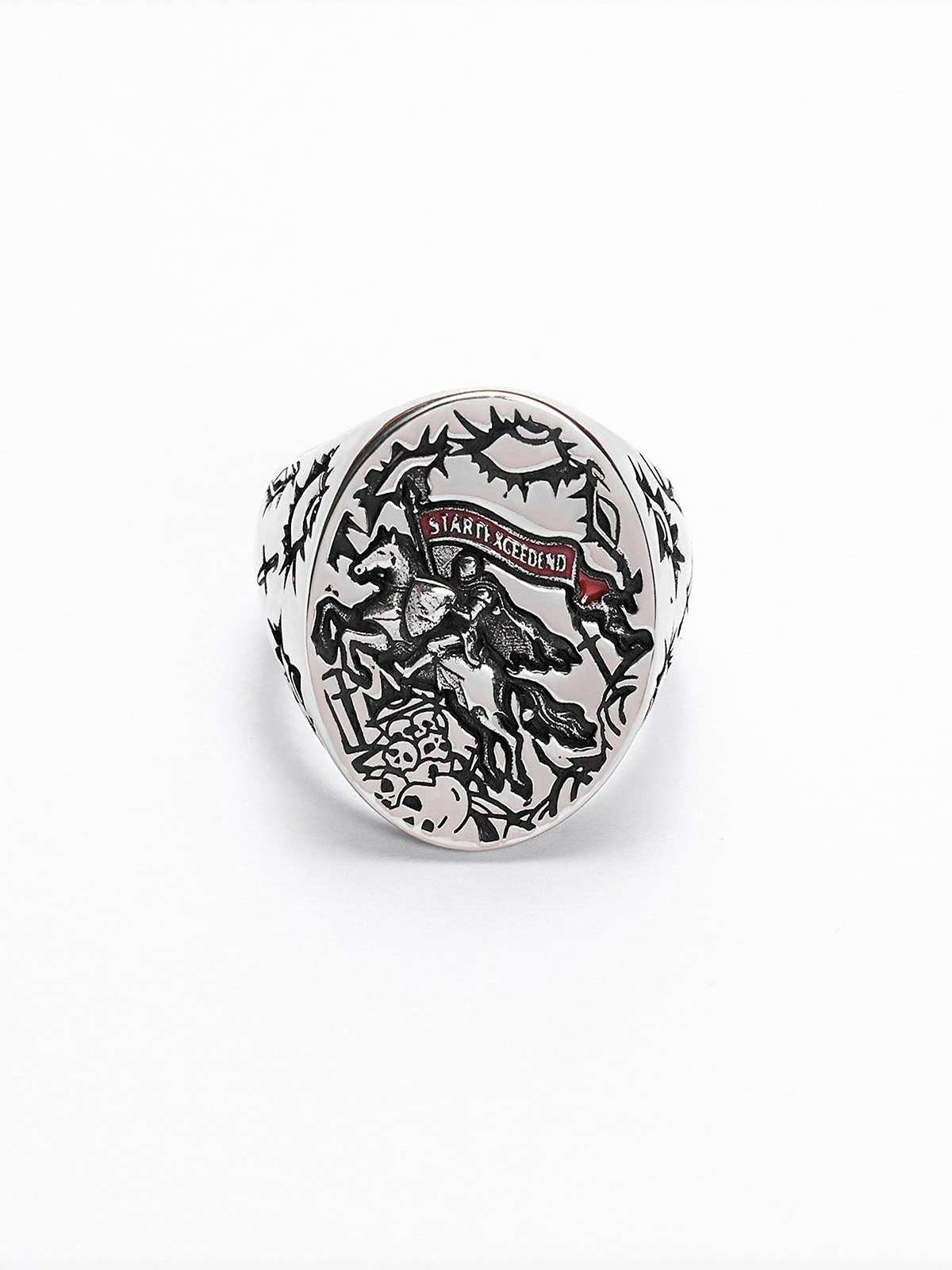 VINTAGE MEDIEVAL KNIGHT RING